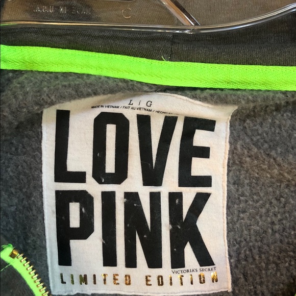 PINK Victoria's Secret Jackets & Coats Victorias Secret Pink Zipup Fleece Jacket Poshmark
